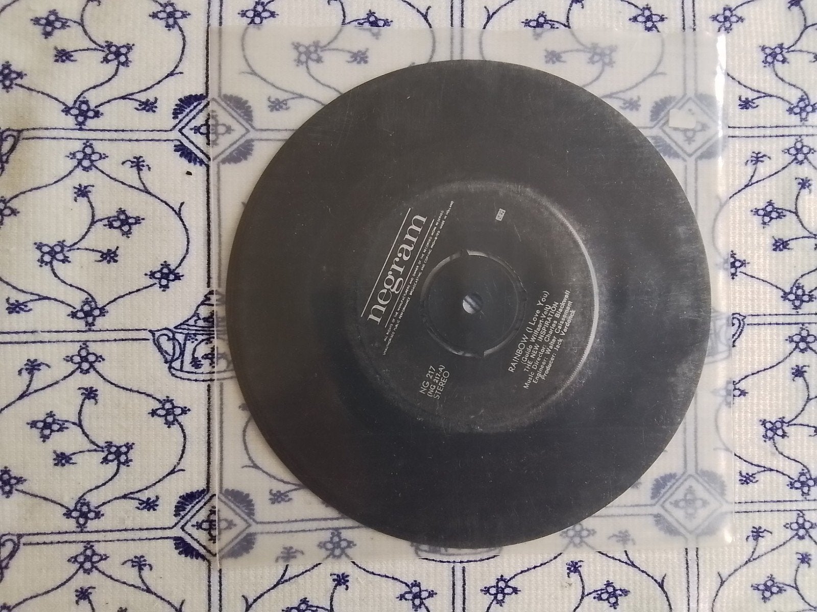 The new inspiration            Rainbow (i love you), Ophalen of Verzenden, Zo goed als nieuw, 7 inch, Pop