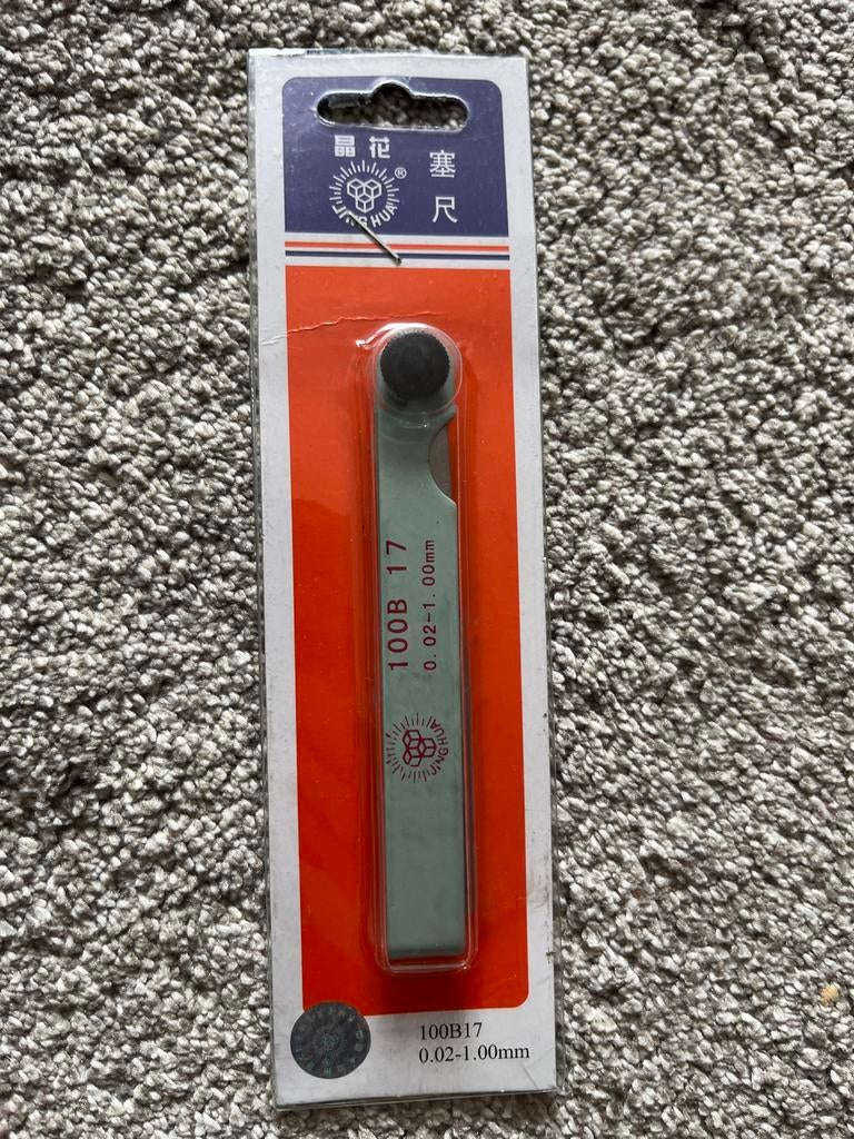Voelermaat 0.02-1.00mm - Nauwkeurig meetgereedschap, Ophalen of Verzenden, Nieuw, Afstand