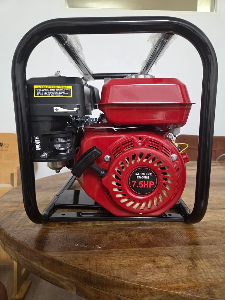 Nieuwe Benzine Waterpomp 7.5PK - Krachtig en Draagbaar, Tuin en Terras, Waterpompen, Ophalen of Verzenden, Nieuw, Handmatig, Beregeningspomp