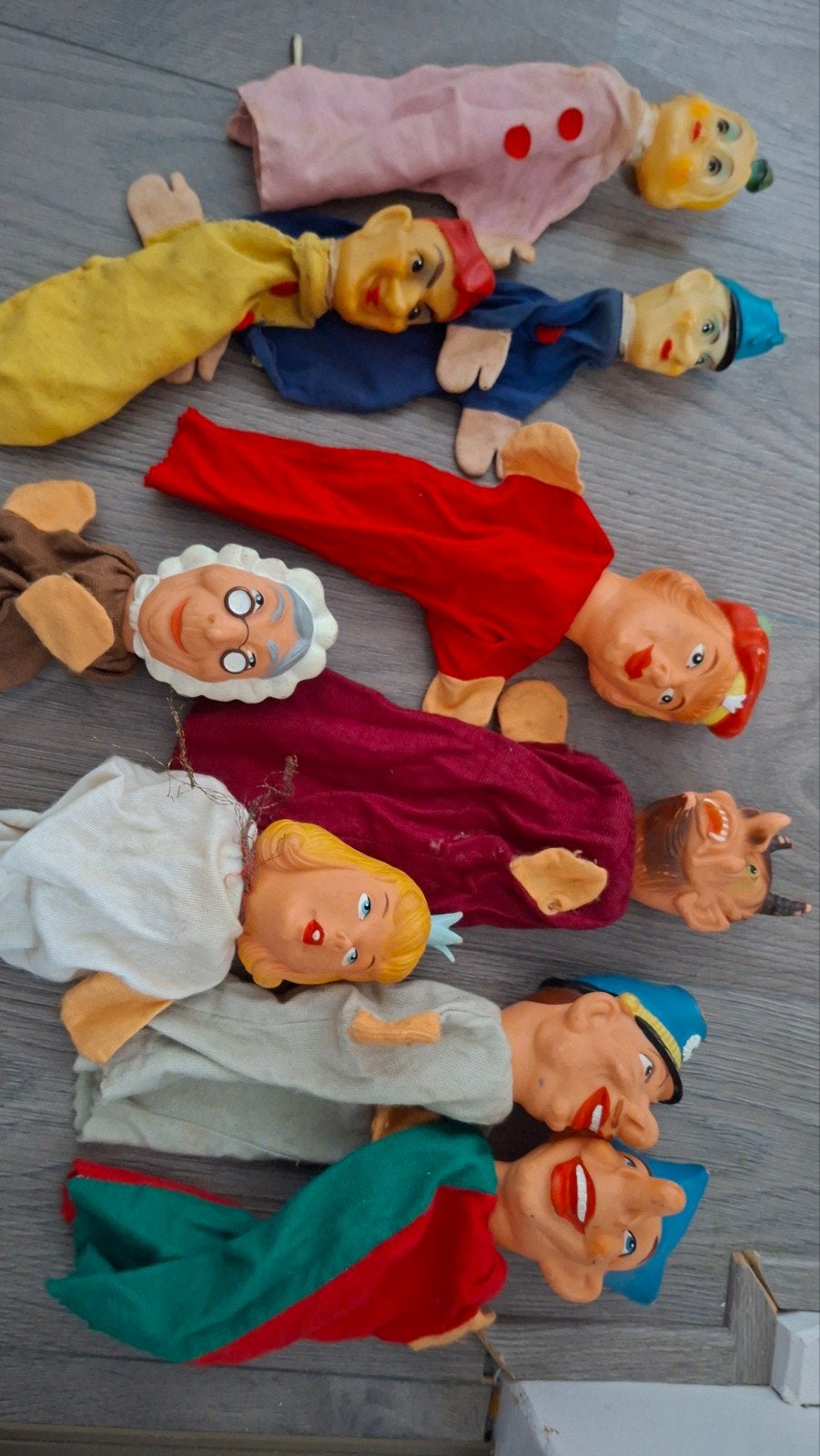 Vintage Handpop poppenkastpop, Ophalen of Verzenden, Gebruikt, Overige typen