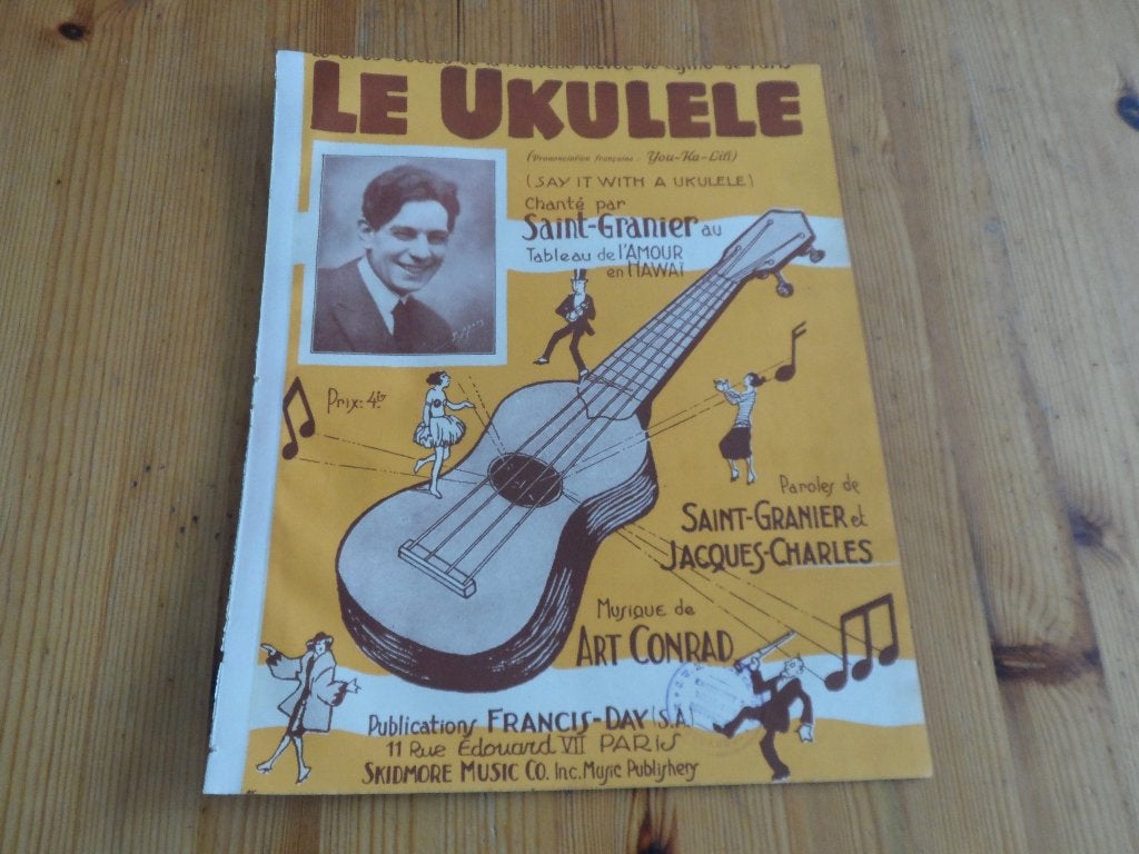 Le ukelele - conrad / saint granier / charles, Muziek en Instrumenten, Bladmuziek, Gebruikt, Gitaar, Ophalen of Verzenden, Artiest of Componist