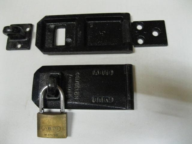 Abus Zware gietijzeren overval 130/180 mm gietstaal, Ophalen, Nieuw, IJzer, Overige typen