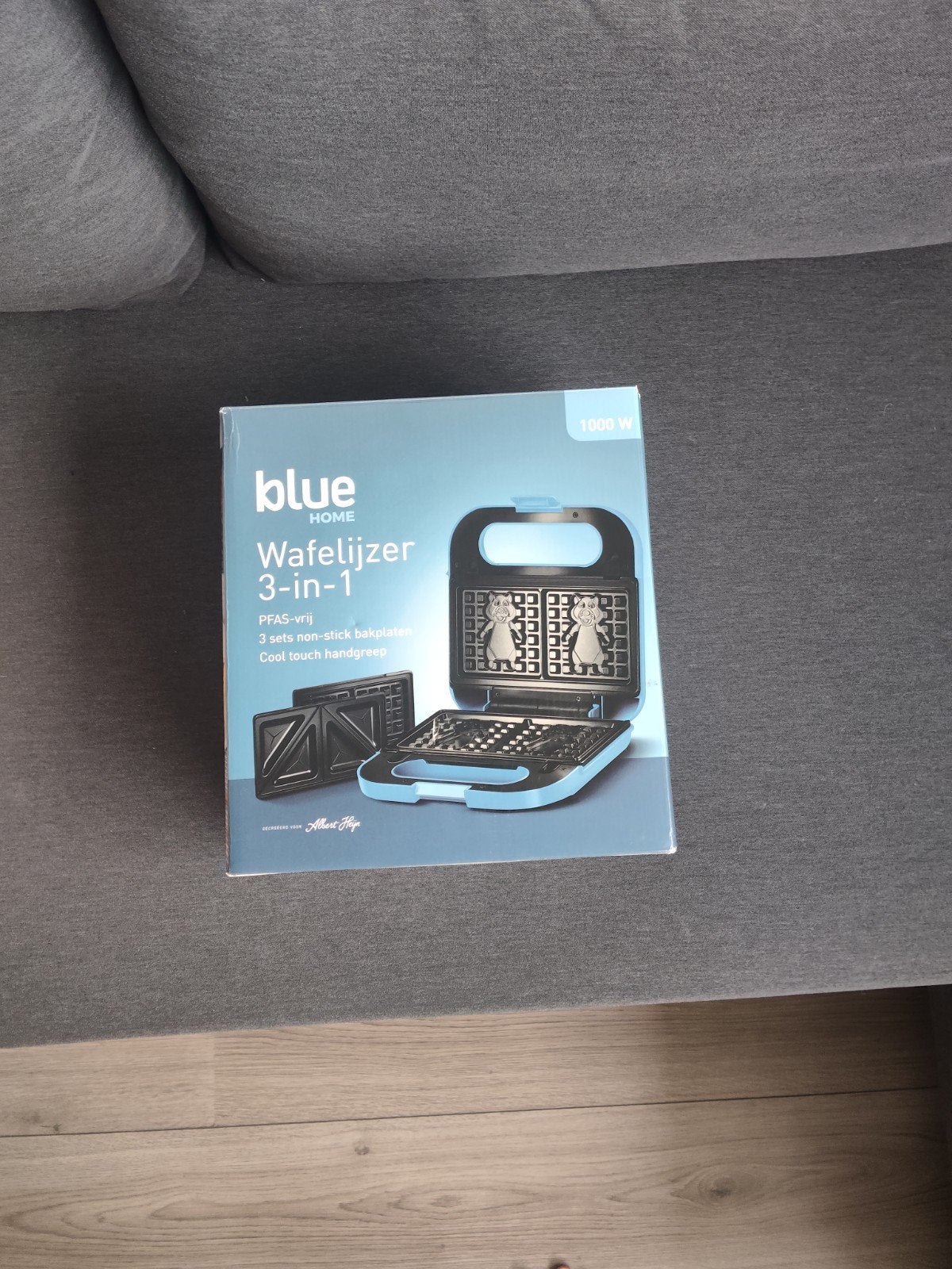 Blue Home Wafelijzer 3-in-1 - Nieuw in doos, Ophalen of Verzenden, Uitneembare platen, Nieuw