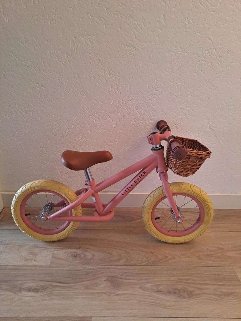 Loopfiets Little Dutch roze - Weinig gebruikt / Als nieuw, Ophalen, Zo goed als nieuw
