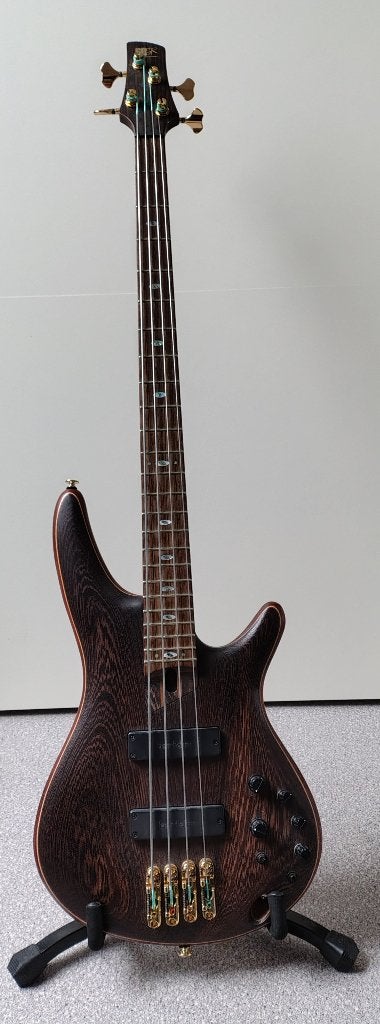Ibanez SR5000 OL Prestige Basgitaar, Ophalen, Ibanez, Met versterker, Zo goed als nieuw