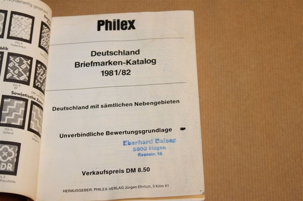 Philex Deutschland 1981/82 — Kleuren-Postzegelcatalogus, Ophalen of Verzenden, Overige landen, Postfris