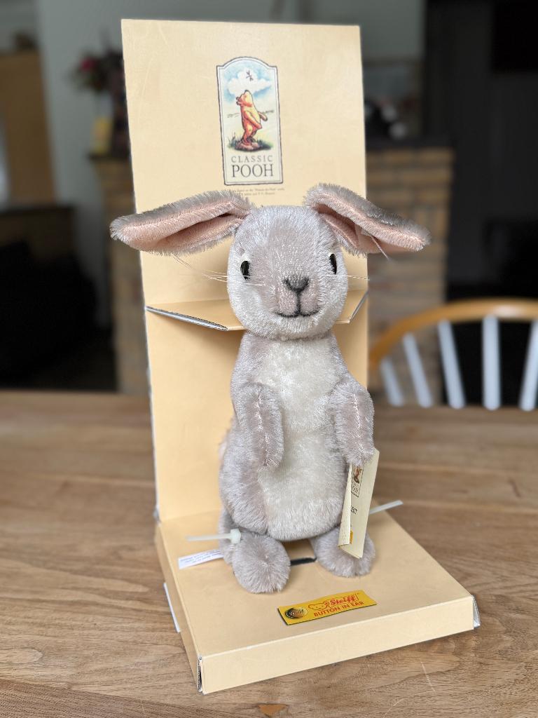 !! Rabbit van Classic Pooh collection !!, Ophalen of Verzenden, Zo goed als nieuw, Stoffen beer, Steiff