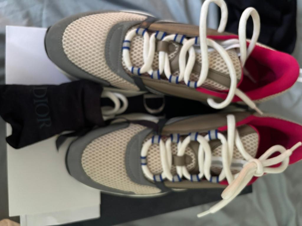 Dior B22 Beige Dark Grey 44, Overige kleuren, Ophalen of Verzenden, Sneakers of Gympen, Zo goed als nieuw