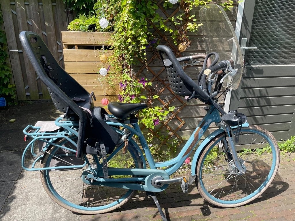 Moeder fiets Sparta met zitjes, Ophalen, Gebruikt, Sparta, Versnellingen