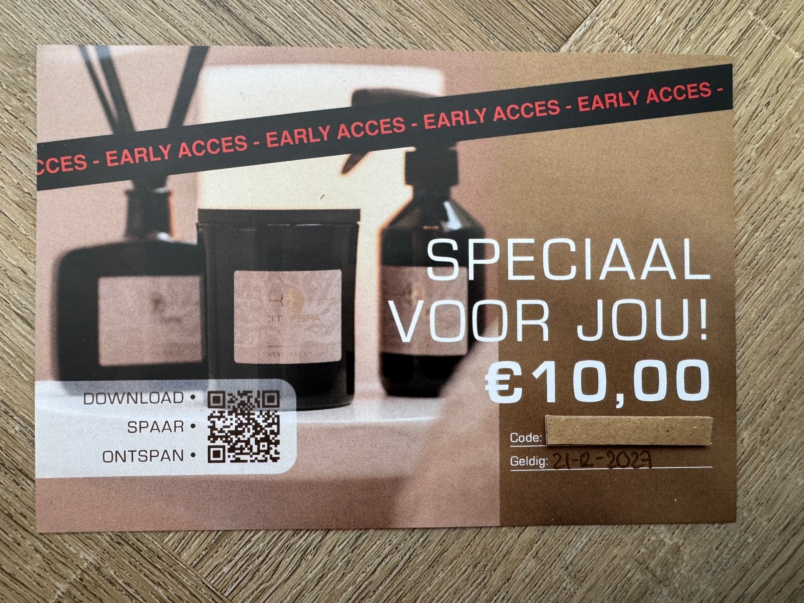2x €10 kortingsbon City Spa geldig tot 21-11-27, Eén persoon, Kortingsbon, Spa of Sauna