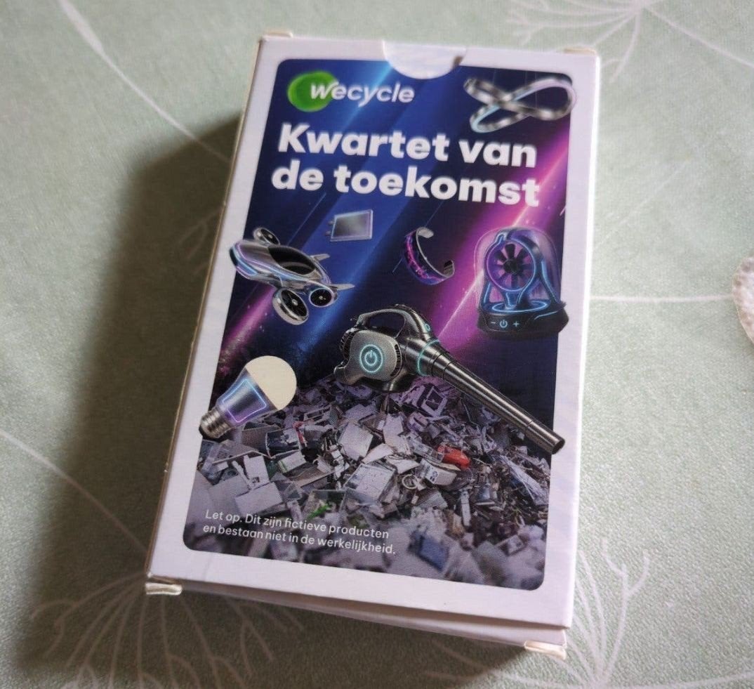 Wecycle Kwartet van de Toekomst - Educatief Kaartspel, Drie of vier spelers, Ophalen of Verzenden, Nieuw, Wecycle