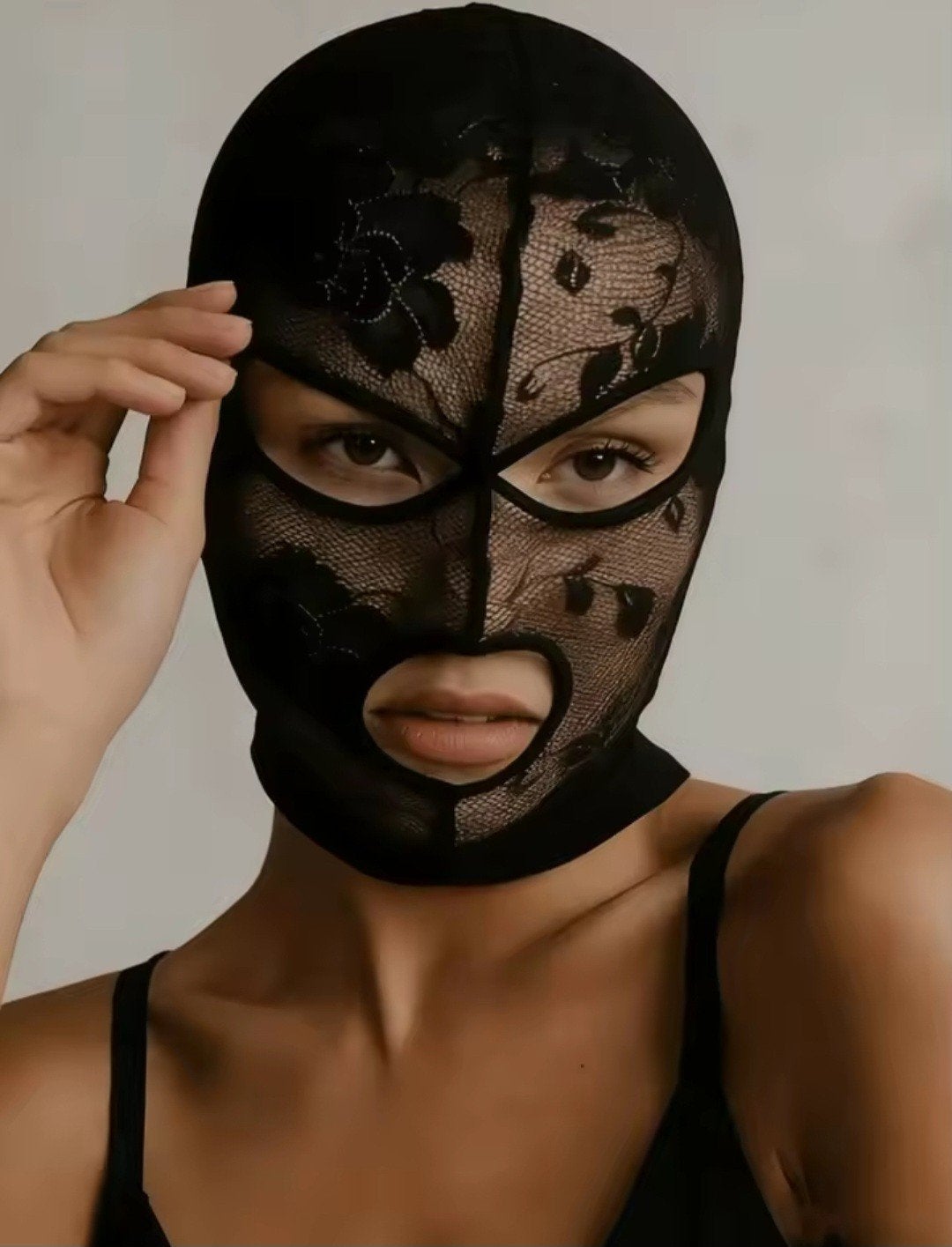 Met Kant Bewerkte Masker met stretch, Verzenden, Nieuw
