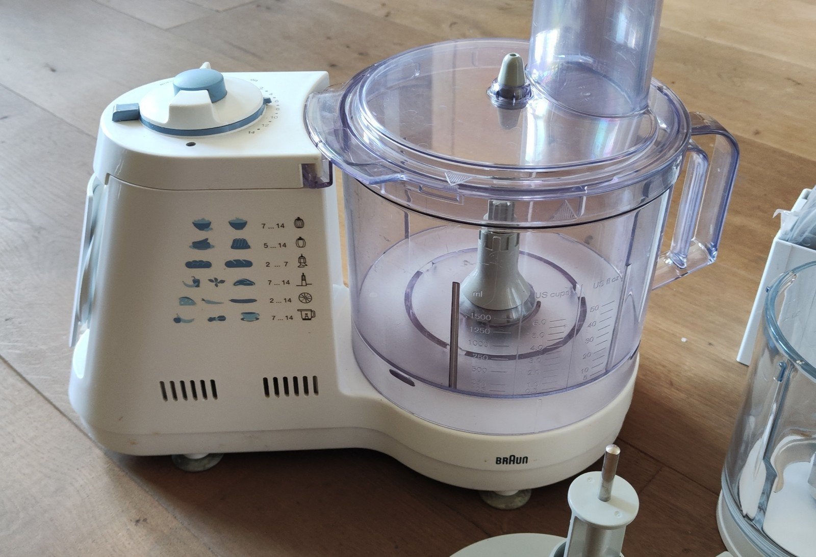 Braun Multipractic K3000 Keukenmachine – Krachtige 950W set, Ophalen, Gebruikt, Vaatwasserbestendig, 3 snelheden of meer