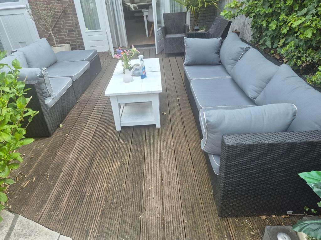 Loungeset Garden Impressions, Tuin en Terras, Tuinsets en Loungesets, 5 zitplaatsen, Gebruikt, Bank, Aluminium