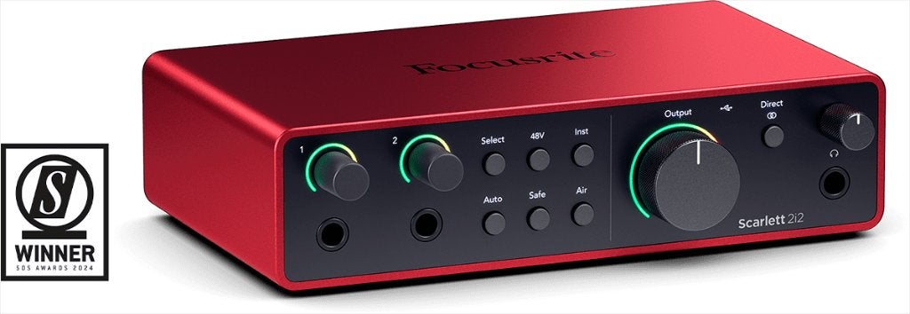 Focusrite Scarlett 2i2 4th gen audio interface, Computers en Software, Geluidskaarten, Nieuw, Extern, Ophalen of Verzenden