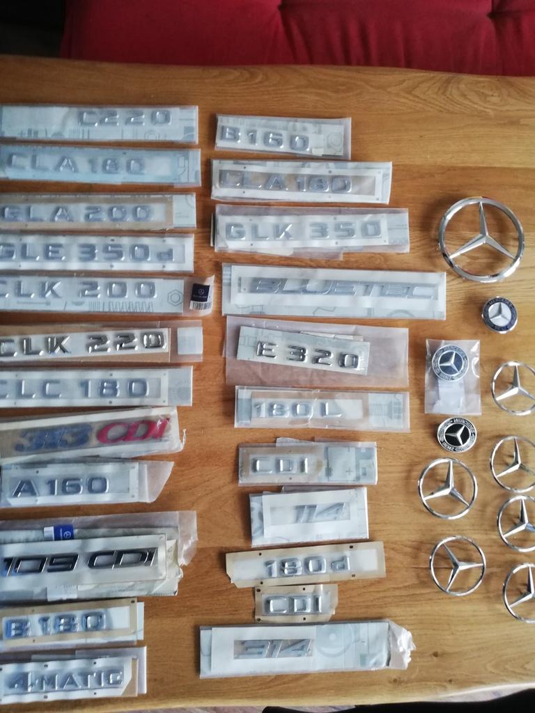 Mercedes Emblemen (Nieuw), Ophalen of Verzenden, Nieuw, Mercedes-Benz