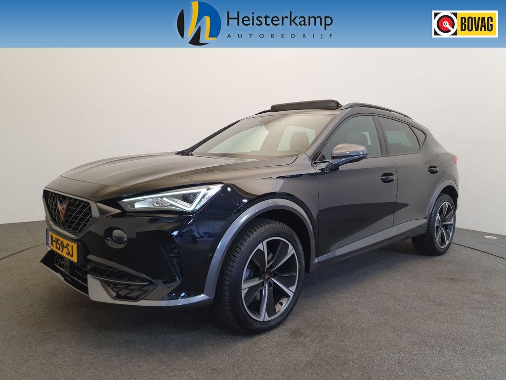 CUPRA Formentor 1.5 TSI DSG Panoramadak, Wegklapbare trekhaa, Auto's, Cupra, 12 maanden, 730 kg, 4 cilinders, Leder en Stof