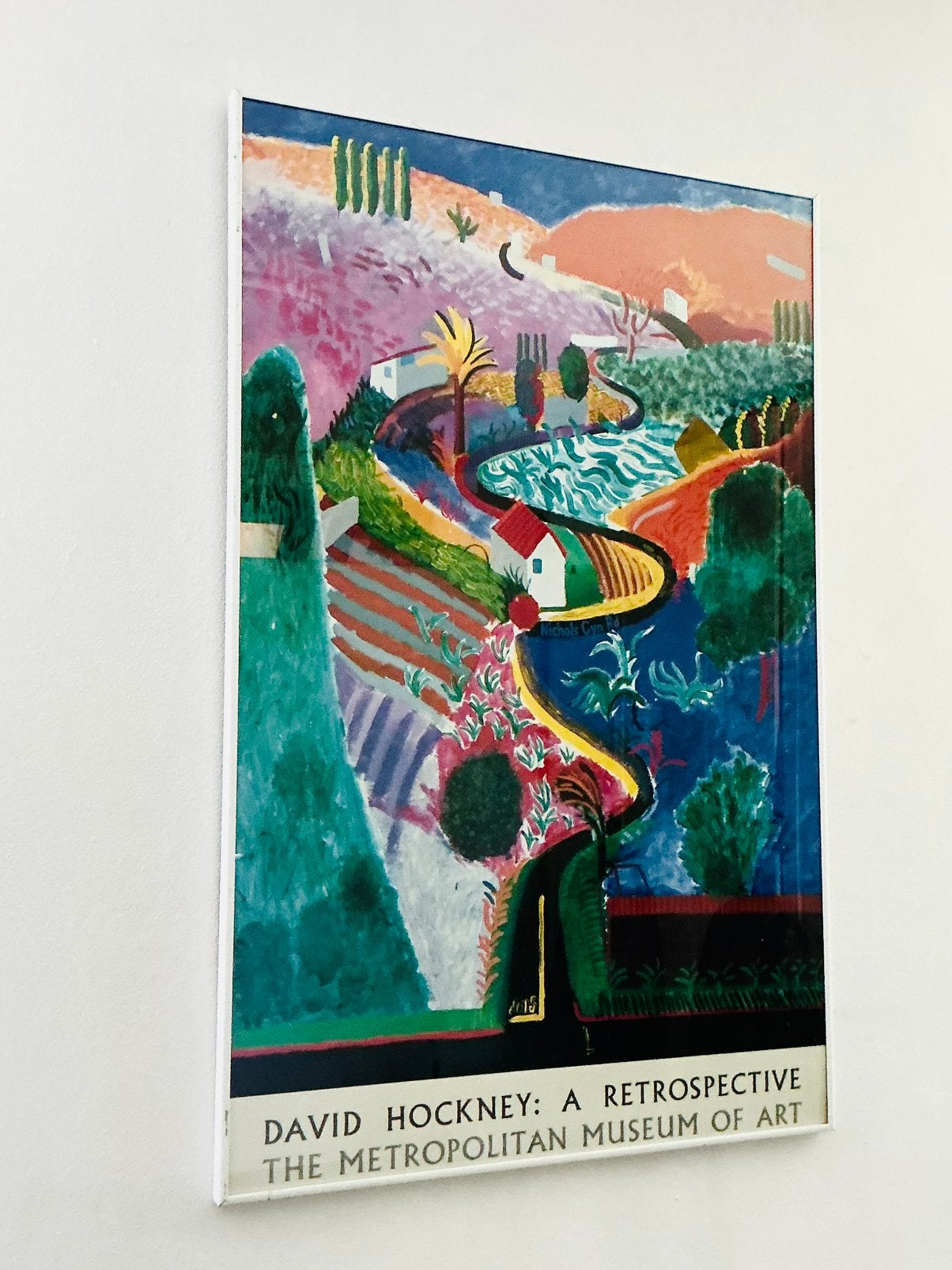 Offset litho "Nichols Canyon",  David Hockney, Ophalen