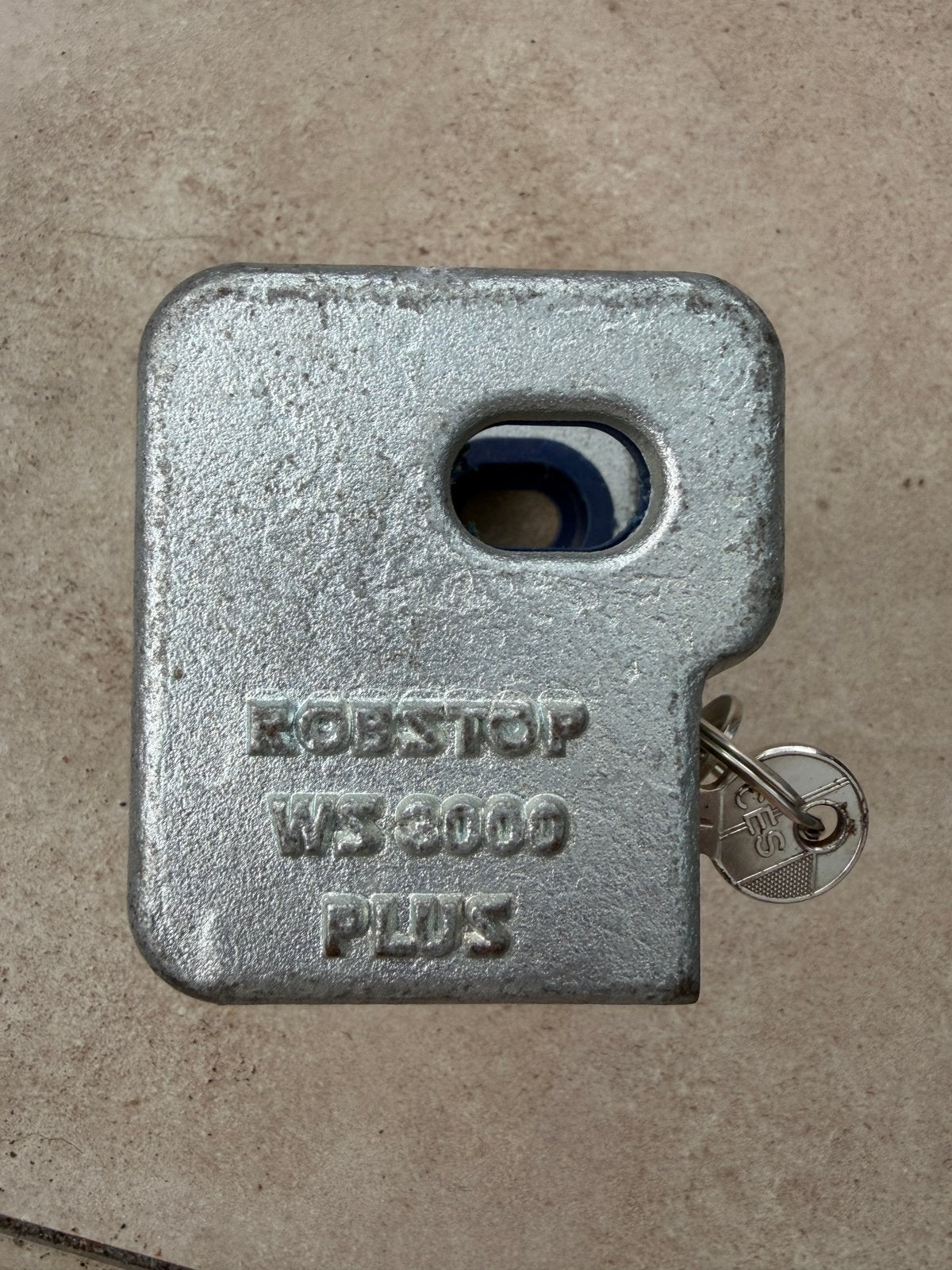 Caravan of aanhanger slot, Caravans en Kamperen, Caravan accessoires, Ophalen, Gebruikt