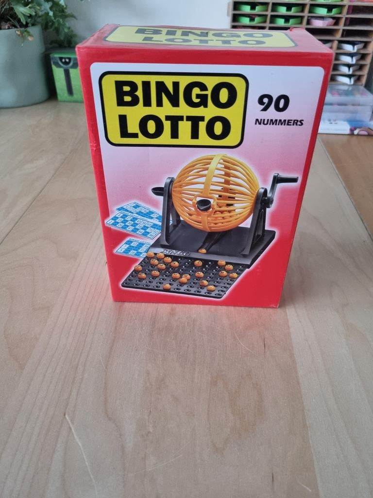 Bingo Lotto spel met 90 nummers en extra kaarten, Vijf spelers of meer, Ophalen, Zo goed als nieuw, Onbekend