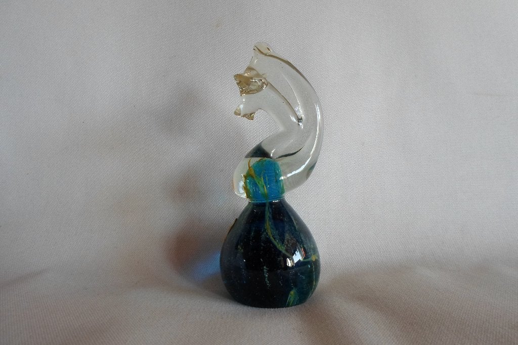 Mdina Glass Presse Papier Zeepaardje, Ophalen of Verzenden