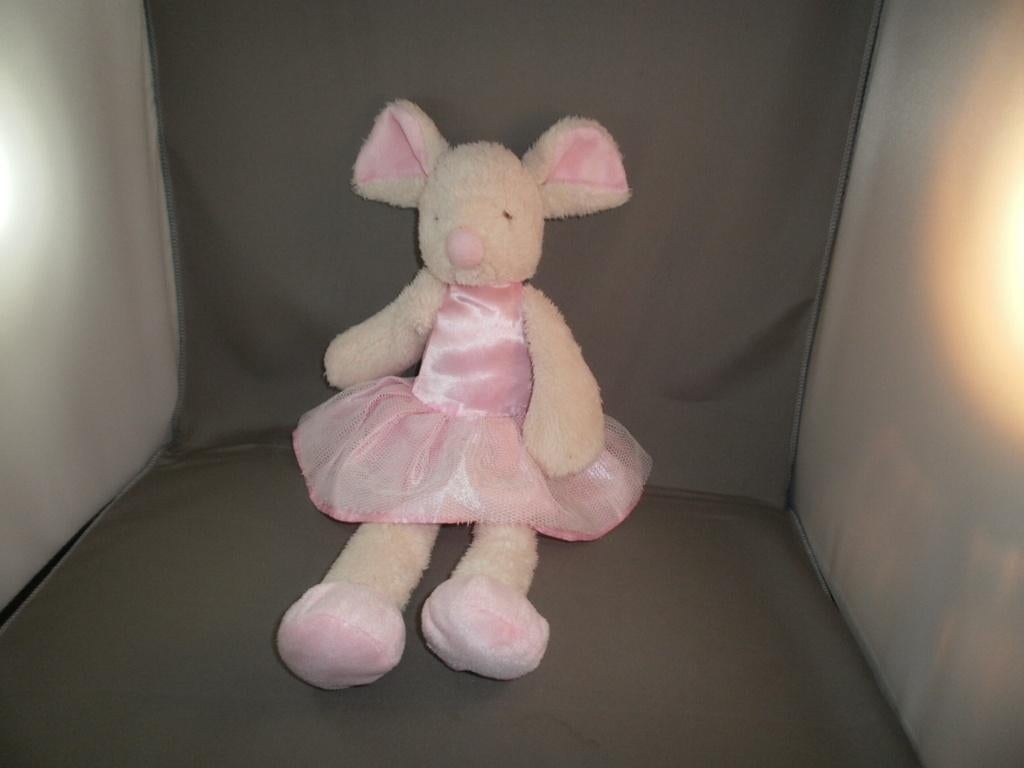 primark muis wit met roze petticoat /jurk binnenkant oren, Kinderen en Baby's, Speelgoed | Knuffels en Pluche, Muis, Nieuw, Ophalen of Verzenden