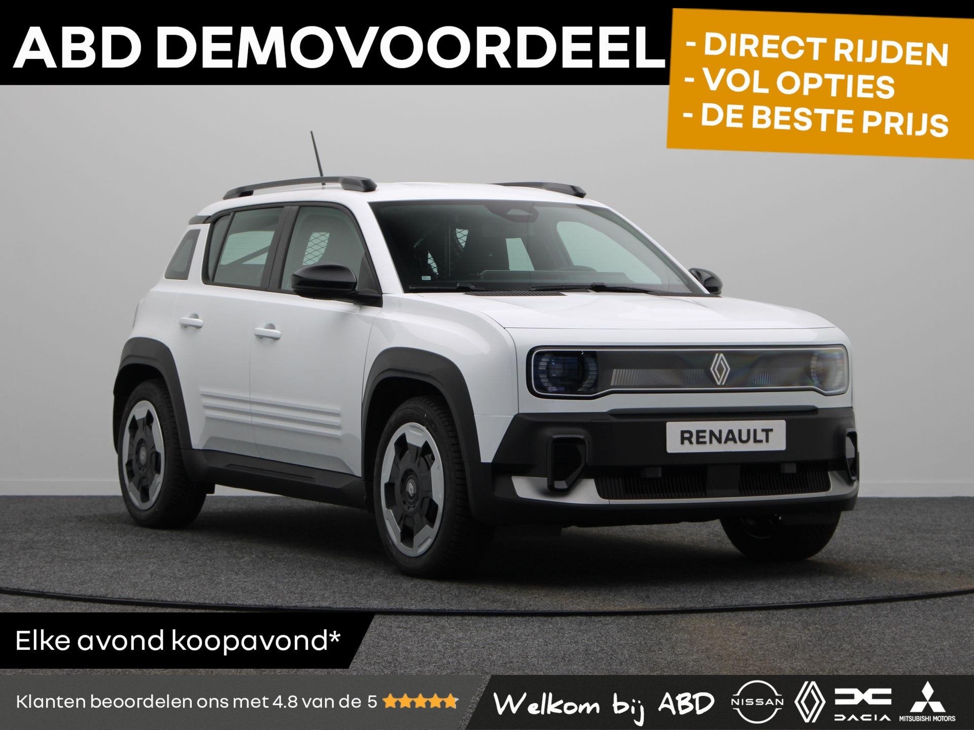Renault Renault 4 e-tech evolution 150pk comfort range VAN |, Auto's, Stof, Android Auto, 750 kg, Renault