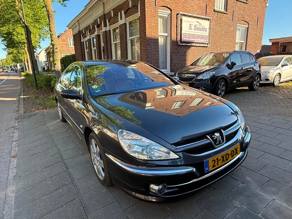 Peugeot 607 3.0-24V Executive AUTOMAAT EERSTE EIGENAAR DEALE, Auto's, Peugeot, 2946 cc, Zilver of Grijs, 6 cilinders, 750 kg