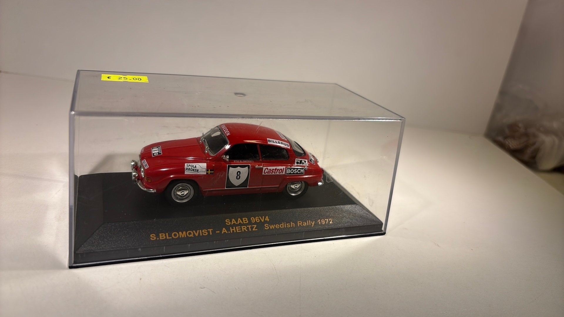 Saab 96v4 swedish rally 1972 ixo 1.43, Overige merken, Auto, Ophalen of Verzenden, A
