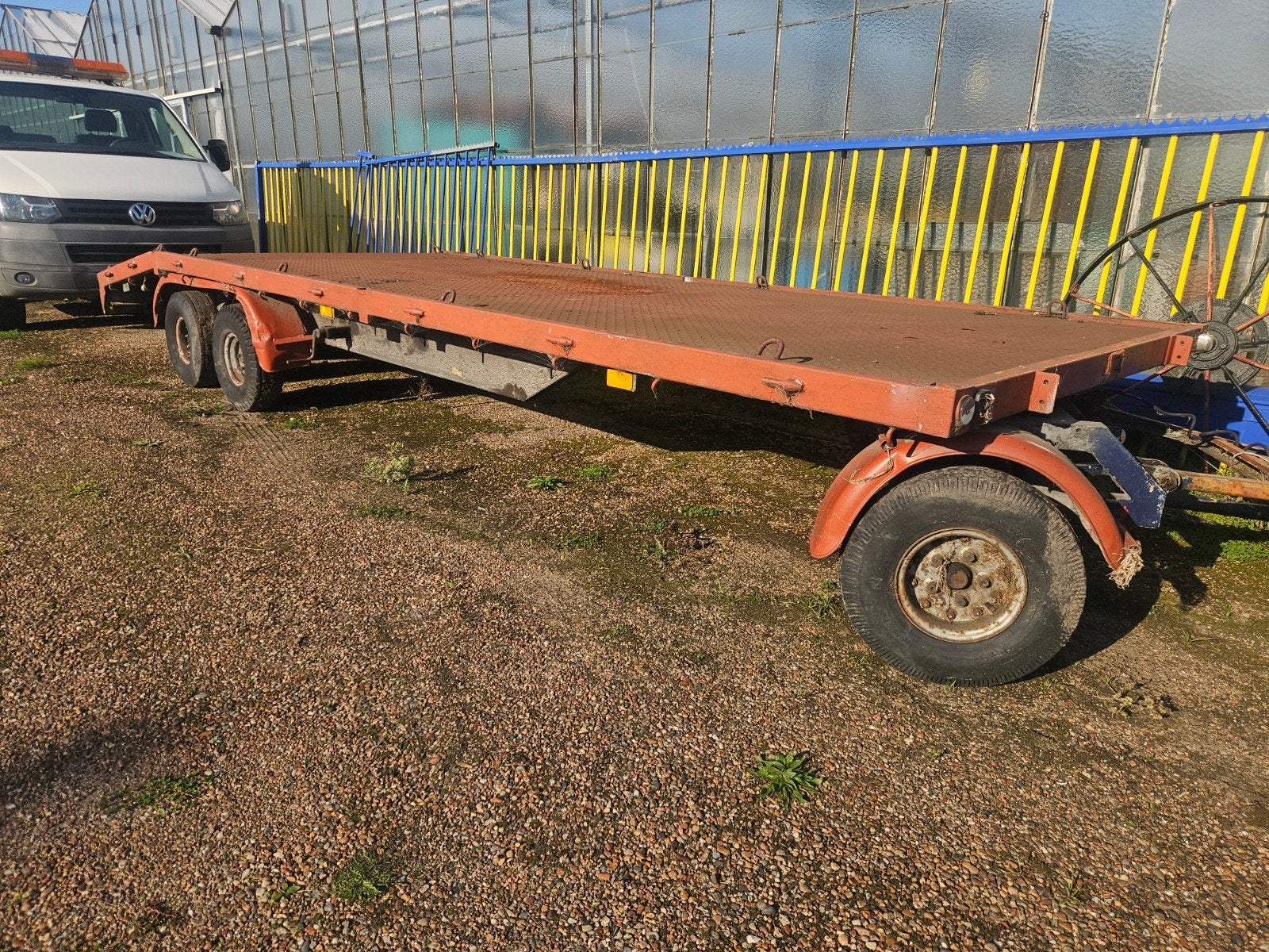 3 assige schamel aanhangwagen, Auto diversen, Ophalen, Gebruikt