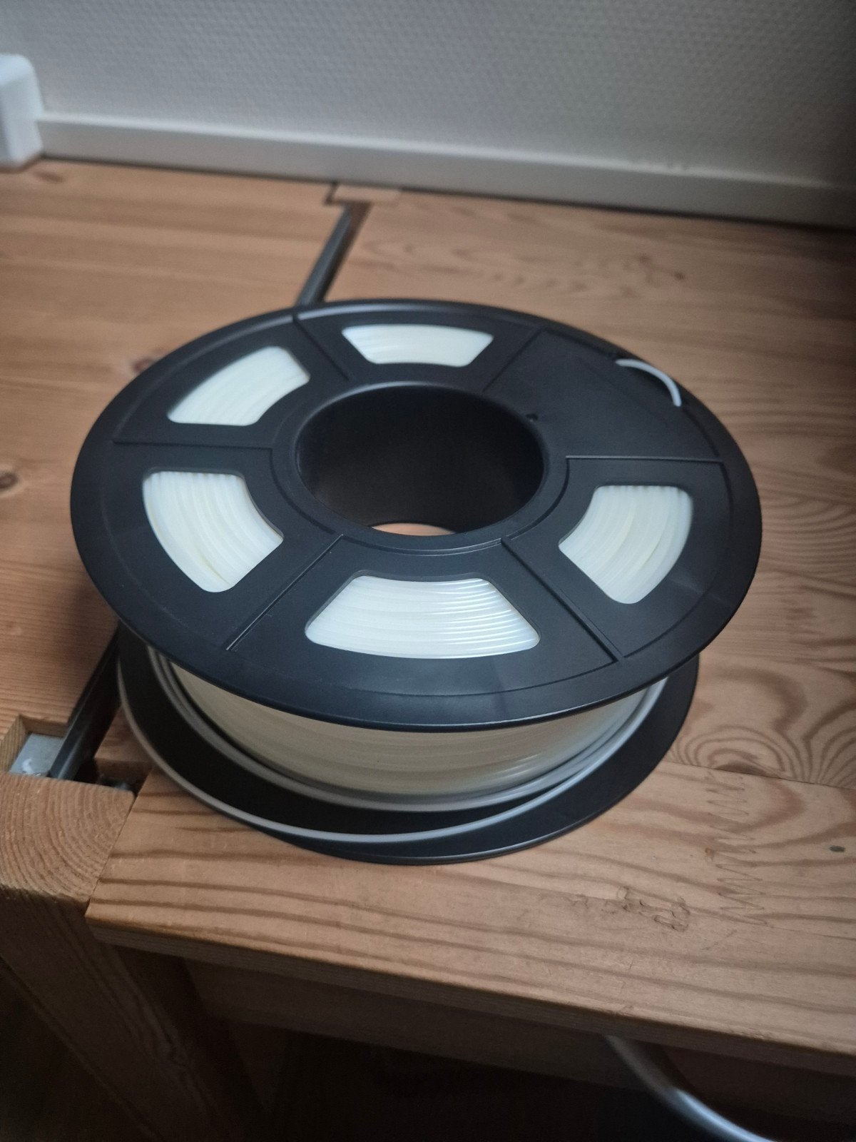 ABS filament wit - bijna nieuw, Computers en Software, 3D-printerbenodigheden, Zo goed als nieuw, Filamentrollen, Ophalen of Verzenden