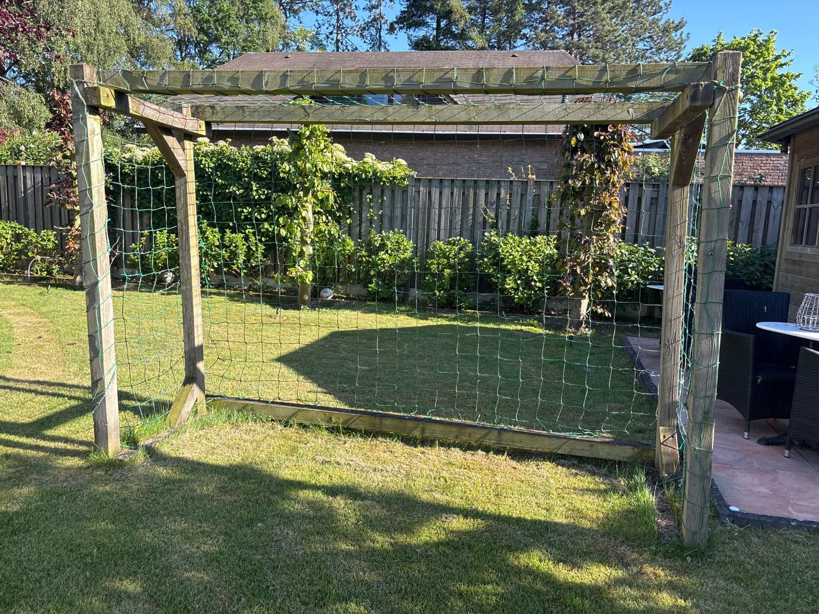 Voetbaldoel - 2,5m breed, 2m hoog, Sport en Fitness, Voetbal, Ophalen, Gebruikt, Overige typen