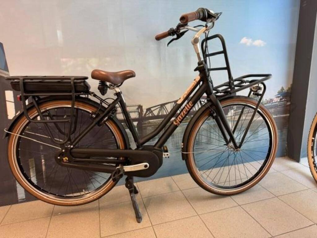 Gazelle Miss Grace C7 HMB L49 Black 7 versn. met Hydrvelgrem, Ophalen, Gebruikt, 47 tot 50 cm, Versnellingen