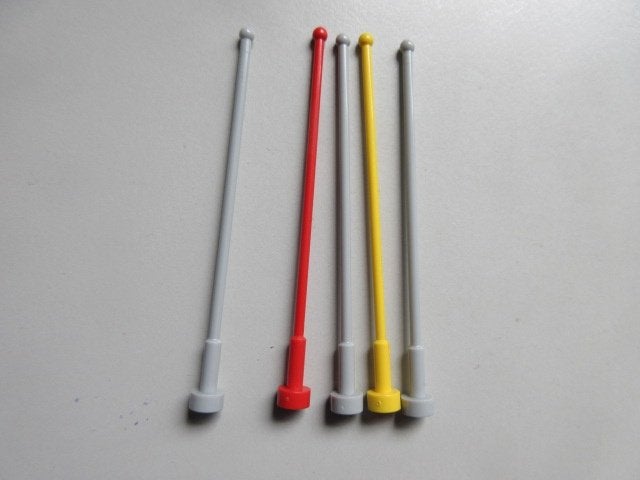 nr. 3821, 5 Lange antennes., Ophalen of Verzenden, Zo goed als nieuw, Complete set, Lego