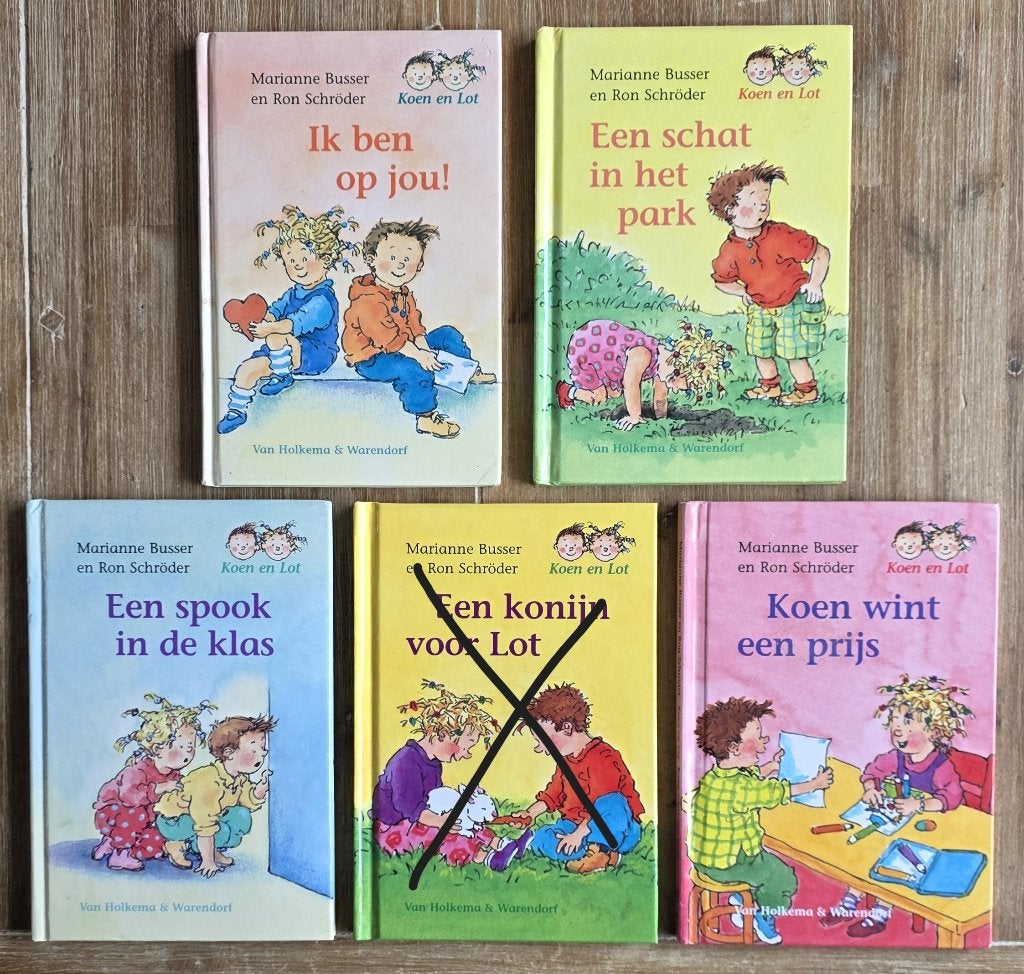 4 x Koen en Lot - Leesboekjes voor groep 3, Boeken, Ophalen of Verzenden, Zo goed als nieuw, Marianne Busser; Ron Schröder, Fictie algemeen