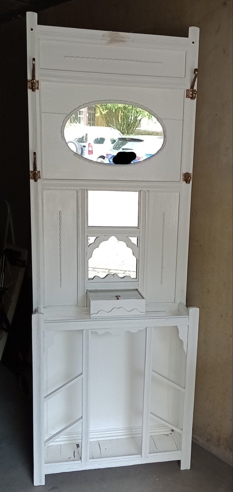 Brocante halkapstok, Ophalen