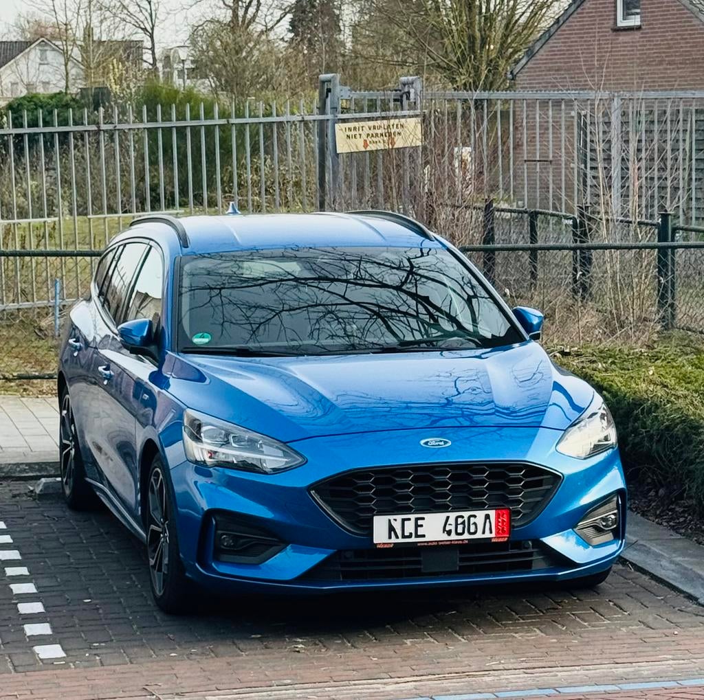 Ford Focus MK4 ST-Line 2020 1.5 EcoBlue 2020 – 59.000 km, USB, Euro 6, Blauw, Stationwagon