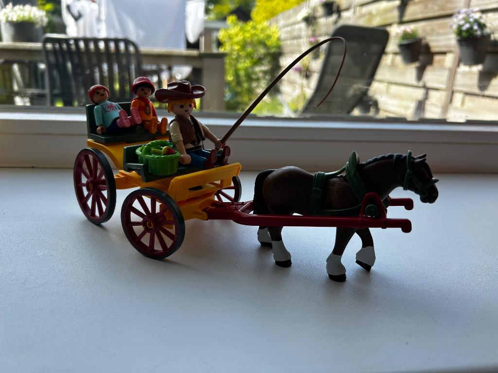 Playmobil country paard en kar 6932, Ophalen, Zo goed als nieuw, Complete set