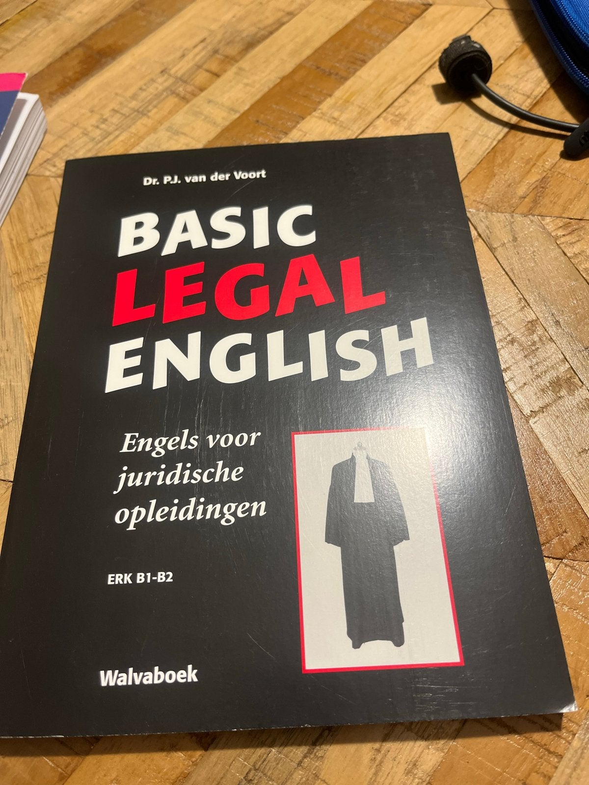 Basic Legal English - Engels voor juridische opleidingen, Ophalen, Gamma, Zo goed als nieuw, HBO