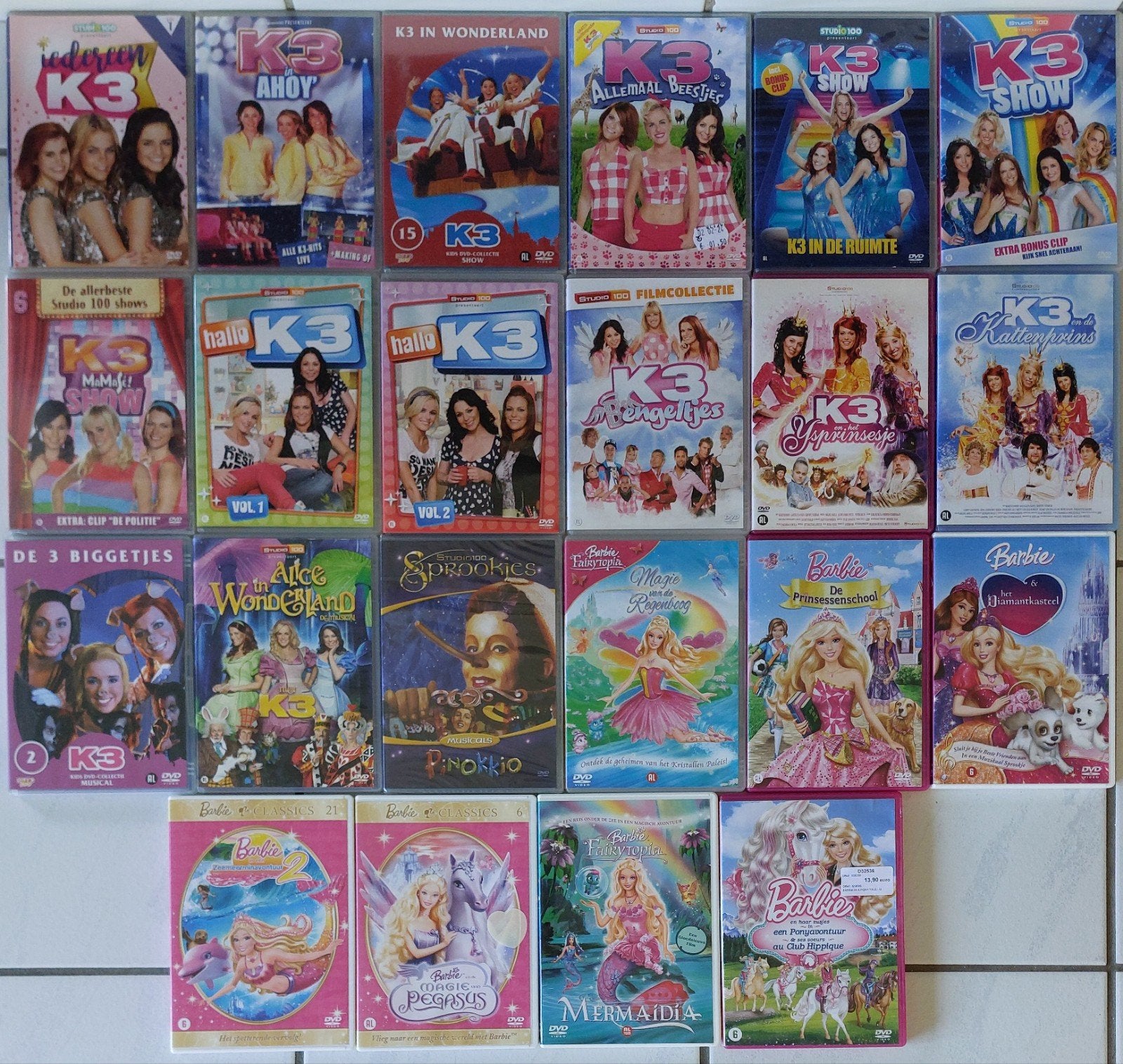 Dvd's K3 Barbie, Alle leeftijden, Ophalen of Verzenden, Zo goed als nieuw