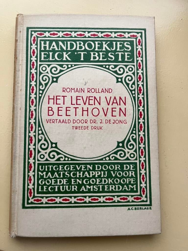 Het leven van Beethoven, Romain Rolland, Boeken, Ophalen of Verzenden, Gelezen, Artiest
