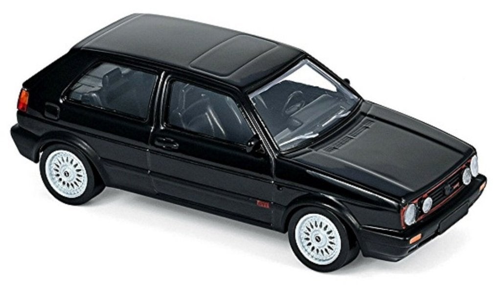 Volkswagen Golf II GTI G60 Zwart 1-43 Norev Jet Car, Tschuiten@hotmail.com, Auto, Frankrijk, Norev Jet Car