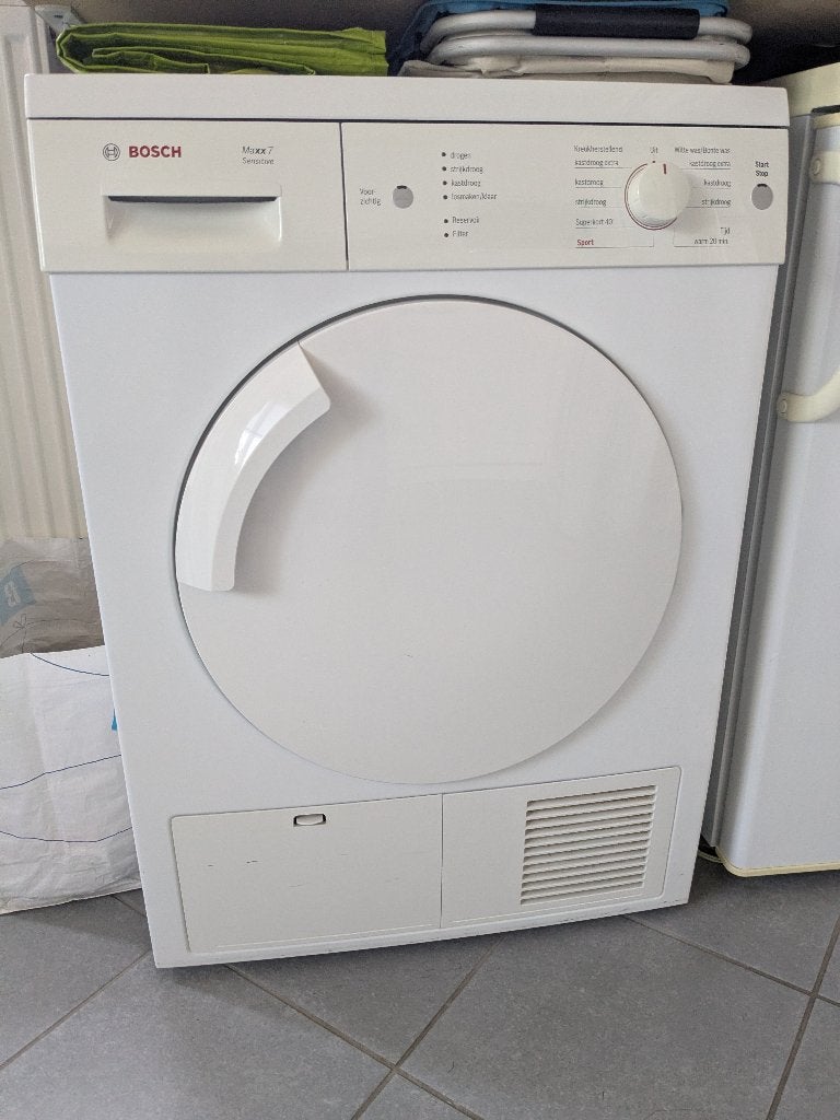 Bosch Maxx 7 Sensitive Condensdroger, Ophalen, 6 tot 8 kg, Gebruikt, Voorlader