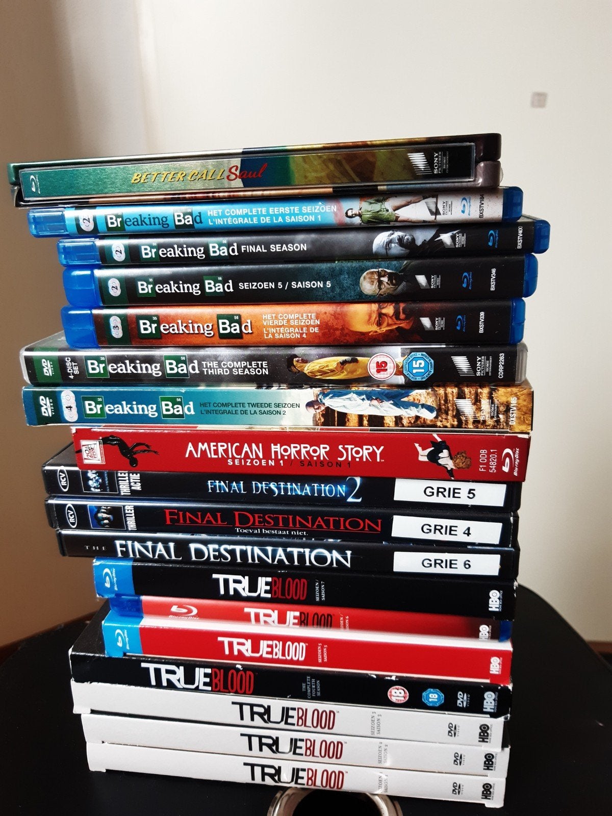 230 Blu-ray's/DVD's in 1 koop. Alleen ophalen!, Ophalen, Gebruikt