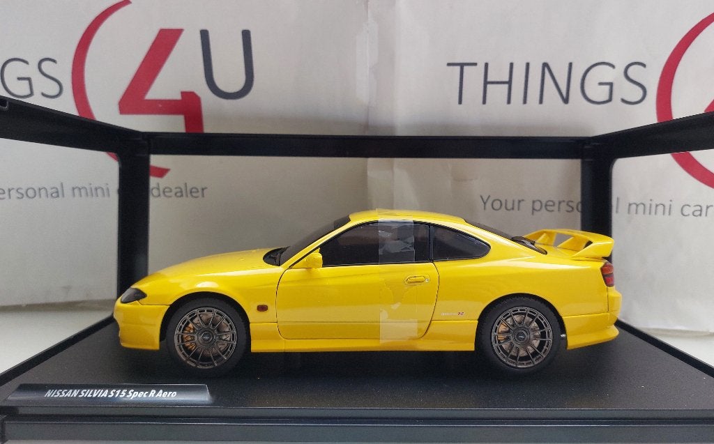 Solido 1:18 Nissan Silvia (S15) 1999 geel nieuw in doos, Ophalen of Verzenden, Nieuw, Auto, Solido