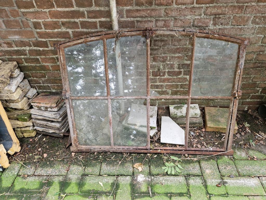 Gietijzeren Raam, Ophalen, Gevelraam of Ruit, Gebruikt, Minder dan 80 cm