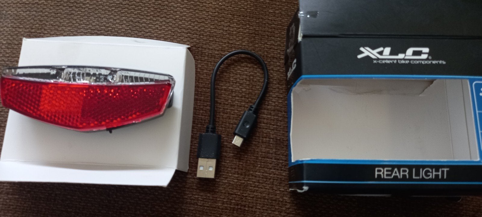 xlc oplaadbaar achterlicht, Batterij, Achterlicht, Nieuw, Ophalen of Verzenden