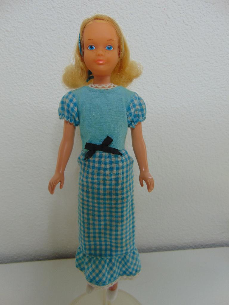 jaren 1970 Quick Curl Skipper vintage Barbie, Verzamelen, Poppen, Ophalen of Verzenden, Gebruikt, Pop
