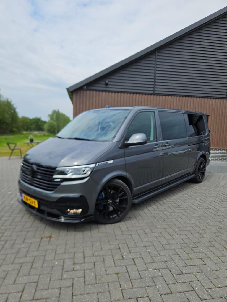 Volkswagen Transporter Gbdc 2.0 TDI 199pk L2h1 340/3000, Auto's, Bestelauto's, 4 cilinders, Diesel, 6 stoelen, Zilver of Grijs