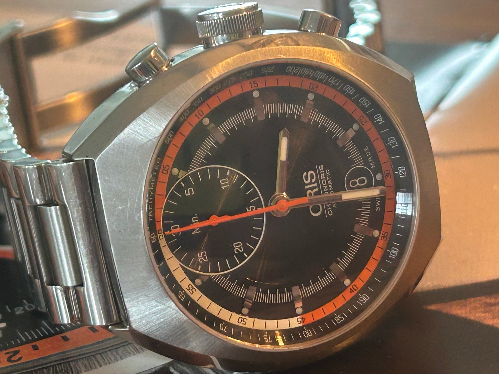 Oris Chronoris 2005 Limited Edition - Genummerd Polshorloge, Overige merken, Staal, Polshorloge, Ophalen of Verzenden